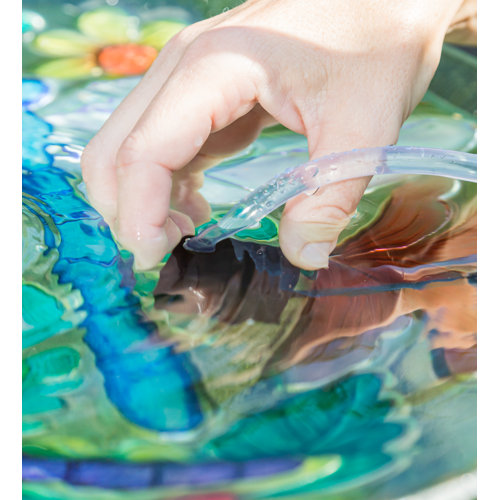 Red Barrel Studio® Water Agitator Bird Bath Stand Wayfair